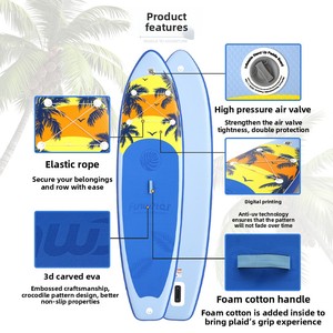 Vente directe d'usine : planches de surf gonflables en PVC, paddleboards, SUP, planches de ski nautique avec sac à dos et <span class=keywords><strong>pagaie</strong></span> - Product Image 4
