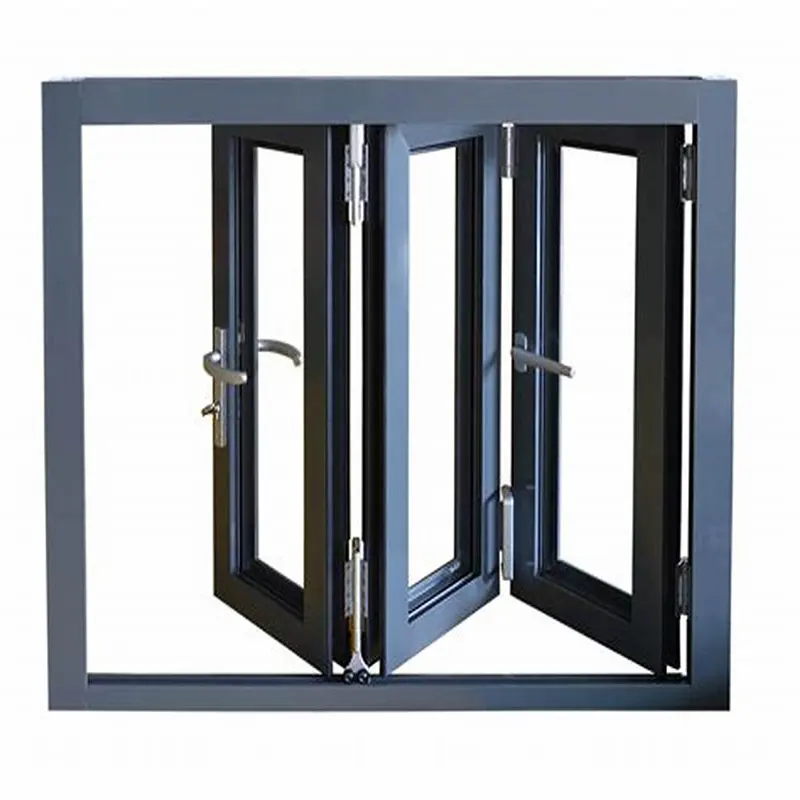 Производство алюминиевых складных окон и дверей в американском стиле
