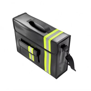 Sacoche ignifuge et étanche pour documents BSCI, 17 x 12 x 5 pouces, avec étui portefeuille, pour la protection des pompiers - Product Image 5