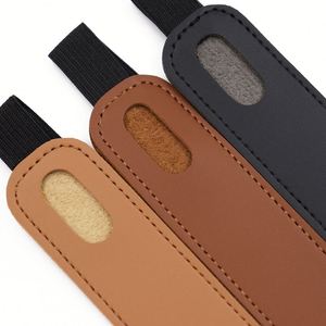 Custom7 Colors Elastic Pu Leather Pencil Single Holder Cover Fashion Portable Handmade Sling Pen <b>Sleeve</b> Case for <b>Ipad</b> - Product Image 5
