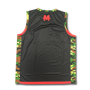 Vente en gros directe usine – Ensemble de sport personnalisé en jersey col en V, respirant, séchage rapide, design sublimation basketball imprimé 100% - Product Image 3