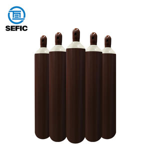 Cilindros de Gas Industriales Sin Costura DOT-3AA de 48.8L, Cilindro de Gas Argón de 2400psi 300CF 235mm - Product Image 5