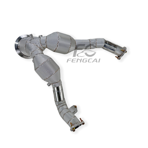 Tubo de Escape de Alto Flujo para Audi A6/A7 C8 3.0T Allroad EA839 2019-2024, Tubo de Escape de Acero Inoxidable con Aislamiento Térmico - Product Image 5