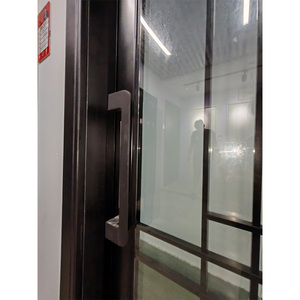 Puerta Corredera de Vidrio Templado de Seguridad Personalizada con Recubrimiento de Polvo de Aleación de Aluminio Coastal Frontier, Aislamiento Térmico para Dormitorio y Exteriores - Product Image 5