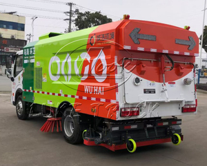 รถบรรทุกกำจัดมลพิษบนถนนแบบเบา 5 ลูกบาศก์เมตร แชสซี Dongfeng รถกวาดทำความสะอาดพื้นผิวถนนแบบลึก - Product Image 5
