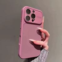Coque de téléphone en TPU mat couleur unie 15 & 14 à thème animal, antichoc et protection d'appareil photo incluse, emballage en sac OPP