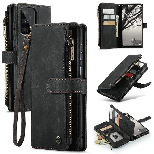 High Quality Wallet Leather Case for Samsung Galaxy A72 Shockproof Protective Leather Back Cover for Samsung A72 5G Flip Case