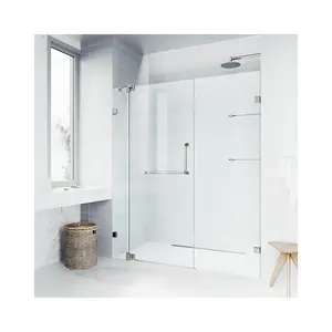 pivoted shower hinges door tempered glass frameless glass doors shower enclosure bathroom door