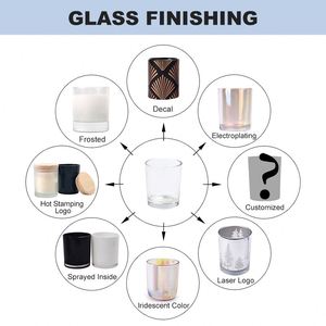 Ascendia Scented Soy Wax <b>Candles</b> <b>Set</b> of 4 Glass Jar Minimalist Floral Home Decor Aromatherapy <b>Gift</b> Box - Product Image 6