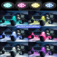 Nouvelle bande lumineuse LED RGB avec télécommande pour l'éclairage d'ambiance du châssis automobile 12V, application pour voiture, sous-éclairage étanche IP68, néon rock, ambiance