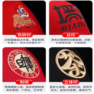 Custom Baseball Caps Logo Printing Unisex Mesh Breathable Sunshade Five Piece Hat 58-60CM Four Seasons - Product Image 4