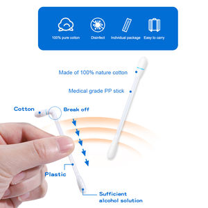 Hisopos con <span class=keywords><strong>Alcohol</strong></span>, 50 Unidades Individuales, Hisopos de Algodón Rellenos de <span class=keywords><strong>Alcohol</strong></span> Líquido, Más Vendidos - Product Image 4