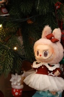 Spot Authentic labubu Série Conte de fées scintillante, Figurine en vinyle et peluche, Boîte mystère, Poupée mignonne, Ornements décoratifs, Cadeau surprise