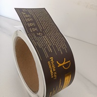 Étiquettes adhésives en vinyle imperméables personnalisées pour les emballages de bain, de cosmétiques, de bougies, de parfums, de produits chimiques et de produits pétroliers