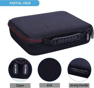 EVA Zipper For For WD 3TB-10TB My Book Elements Desktop <strong>External</strong> <strong>Hard</strong> <strong>Drive</strong> Travel Storage <strong>Bag</strong> (Black) - Product Image 3