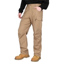 8432 Fortement recommandé, pantalon de travail en toile Dura-Stretch Rip-Stop avec poches cargo de 8,5 oz, résistant aux flammes, hydrofuge et anti-taches