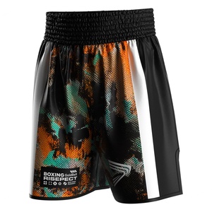 Shorts de boxe personnalisés avec une coupe professionnelle, tissu respirant, design confortable pour l'entraînement, la compétition et l'exercice quotidien - Product Image 5