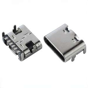 डेटा ट्रांसमिशन के लिए यूएसबी TYPE-C कनेक्टर, <span class=keywords><strong>6</strong></span>-पिन जैक पोर्ट सॉकेट (महिला) - Product Image 2