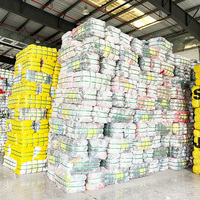 Pakaian Stok Pabrik Asli Cina, Sisa Produksi Kaos Katun untuk Pria, Pakaian Bekas Kasual Musim Panas, Bal 100kg Campuran