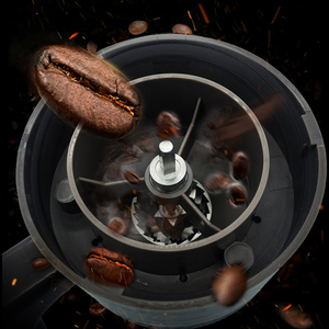 [Thiết kế mới] khách sạn điện hoàn toàn tự động Máy pha cà phê Nhôm Nhà ở gốm mài đầu 4 ly công suất 950W - Product Image 6