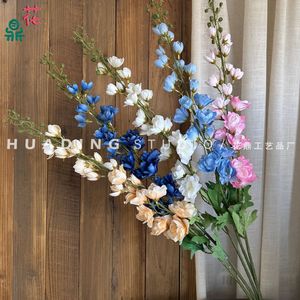 Decoraciones de Techo para Bodas con Flores de Seda de Estilo Francés, Tipo Larkspur, 1.0m - Product Image 1