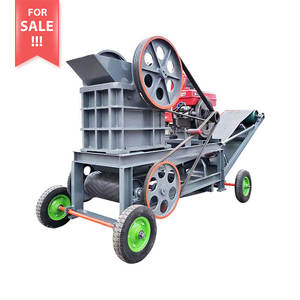 Concasseur à mâchoires mobile compact PE250*400 pour minerai d'or - Product Image 3