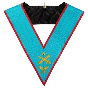ชุดเครื่องแบบเมสัน BAHOO EMBROIDERS รุ่น Blue Lodge ASSR สำหรับเจ้าหน้าที่ผู้เชี่ยวชาญ  ปักลายที่ปกเสื้อฟรีเมสัน สำหรับผู้ใหญ่ทั้งชายและหญิง - Product Image 1