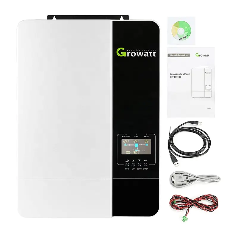 Growatt Off grid inverter spf5000es duy nhất pahse 5KW 3.5kW 6KW Off lưới năng lượng mặt trời biến tần với lai Off Grid năng lượng mặt trời nhà hệ thống