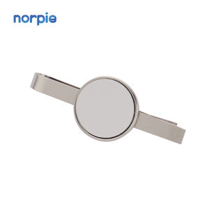 Promosi grosir klip dasi kupu-kupu logam sublimasi polos Logo desain kustom pria - Product Image 2