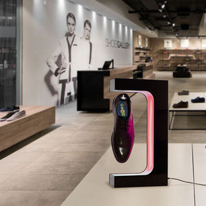 उच्च गुणवत्ता एलईडी घूर्णन चुंबकीय उड़ती अस्थायी जूता प्रदर्शन स्पिन स्नीकर उड़ती स्नीकर प्रदर्शन - Product Image 3