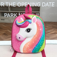Sac à dos imperméable en EVA pour enfants, licorne 3D, en Polyester, léger, respirant, sacs de voyage scolaires pour enfants, fermeture éclair de grande capacité