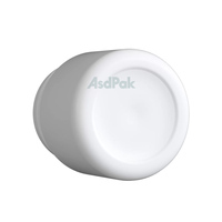 Bocaux en verre blanc mat personnalisables en gros, résistants, avec couvercles en aluminium/plastique résistants aux enfants, impression personnalisée pour médicaments
