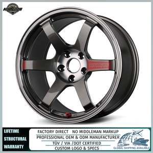 รังสี <span class=keywords><strong>TE37</strong></span> Saga S-Plus a.s.t. ล้ออัลลอยปลอมแปลง18-19นิ้ว5X114.3 5X120สำหรับถนนประเภท Civic WRX STI ปรับแต่งได้ตามต้องการ - Product Image 1