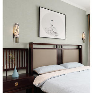 โคมไฟติดผนังหินอ่อนสไตล์จีนทำจากทองแดงทั้งหมดสำหรับห้องนั่งเล่นและห้องทำงาน; โคมไฟดีไซน์สร้างสรรค์สำหรับทางเดินข้างเตียงสไตล์ใหม่จากจีน - Product Image 2