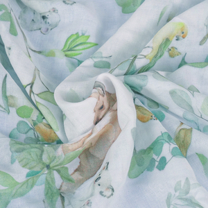 Ultra Soft Woven Bamboo Cotton Muslin Eco-Friendly <strong>Cot</strong>/Crib <strong>Sheet</strong> Cover for Newborn Toddler Baby Boys &amp; Girls Healthy Sleep - Product Image 2