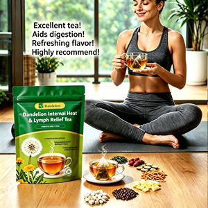 C109 WinsTown Dandelion Internal Heat & Lymph Relief <b>Tea</b> Natural Herbal <b>Infusion</b> Promotes Digestion Support for Digestive Health - Product Image 4