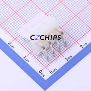 HC-3.96-4A4W-G Wire-to-Board Pin Header Bent Lead Through Hole,P=3.96mm Connector 1x4P 3.96mm Right Angle Insert CH - Product Image 2