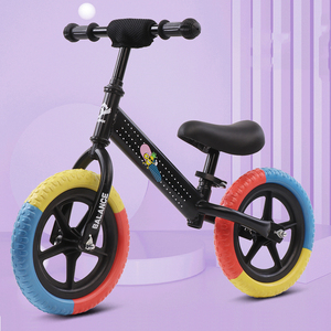 Pedali normali per bambini in alluminio materiale forcella in alluminio per bambini piccoli che imparano a camminare per la prima volta con la bici a spinta senza pedali - Product Image 6
