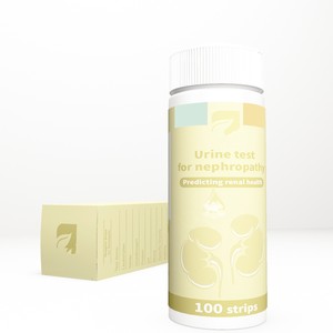 Tiras Reactivas de Orina para <span class=keywords><strong>la</strong></span> Relación Creatinina a Microalbumina (ACR) para Análisis de Orina en Casa, para <span class=keywords><strong>la</strong></span> Detección de Enfermedades Renales - Product Image 3
