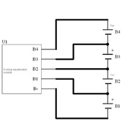 Module de transfert d'énergie à égaliseur actif pour batterie lithium-ion NEUTRAL, transducteur d'inductance série 2-17, module haute intensité 1,2 A