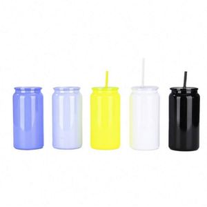 <b>Christmas</b> Colors Blank 16Oz Plastic Can Autumn Winter Colorful Beer Plastic - Product Image 5