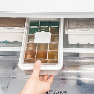 Bandeja para Cubitos de Hielo con Tapa, de Fácil Desmolde, para Refrigerador de Cocina, Diseño Nuevo - Product Image 4