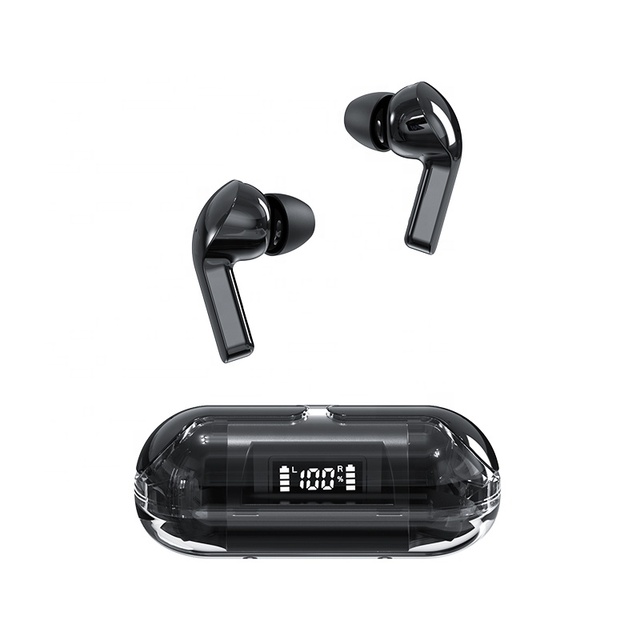 BT Wireless Earphone TM20 TWS Game Sports Earbuds Touch Control HD Calls LED Battery Display Noise Reduction Fashion Design