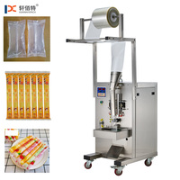 Automatic Fruit Juice & Oil Chocolate Semi-Filled Sugar Sachets Packaging Machine for Edible Cane & Oil for Food Use