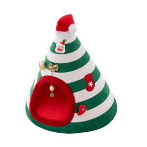 Weihnachts katzen bett <span class=keywords><strong>DIY</strong></span> hängende Dekoration Haustier haus für Katzen und kleine Hunde Weiches warmes Winter zelt Fabrik Großhandel - Product Image 6