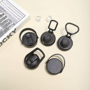 Tapa de Repuesto Compatible con Termos, Redonda, Negra, de Plástico, a Prueba de Fugas, con Boquilla - Product Image 1