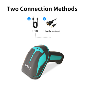 Escáner de código de barras portátil con cable USB <span class=keywords><strong>Android</strong></span> <span class=keywords><strong>QR</strong></span> y 1D 2D, lector de mano 1D 2D para almacén de supermercado en Stock - Product Image 3