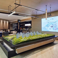 Plans en gros bon marché modèle 3d échelle modèle conception architecturale maison d'habitation pour la conception d'architecture