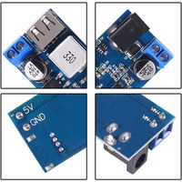 Convertisseur Buck 12V vers 5V 5A, Régulateur de Tension USB DC 9V-36V, Transformateur Abaisseur de Tension DC 5V-5.3V 5.2V 3.5-6A
