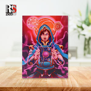 Fournitures d'usine bon marché, pochettes de <span class=keywords><strong>carte</strong></span> <span class=keywords><strong>Yugioh</strong></span> personnalisées exquises, cadeau de couleur imprimé, <span class=keywords><strong>carte</strong></span> rigide - Product Image 4